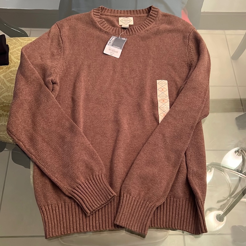 BROWN, COTTON PULL OVER SIZE MEDIUM MEN